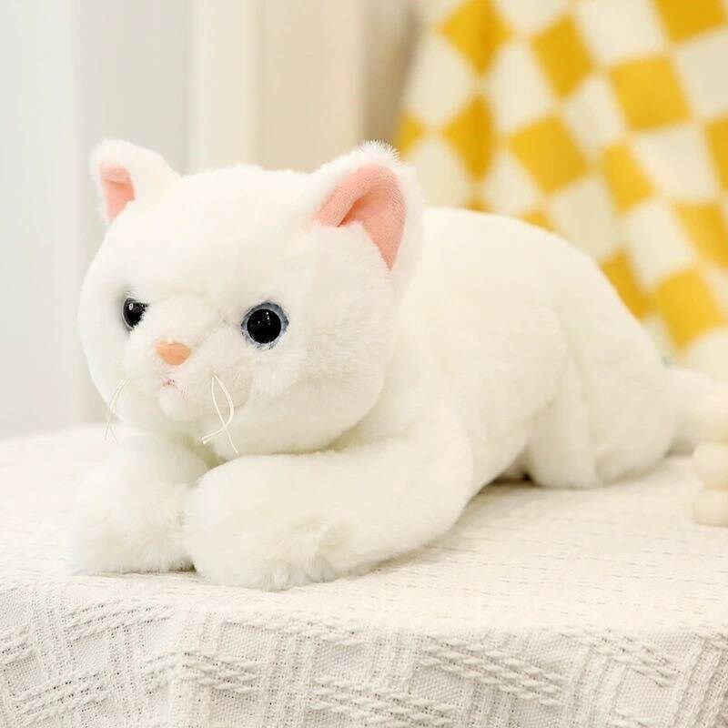 仿真小猫抱枕猫咪玩偶爱猫猫公仔毛绒儿童安抚陪睡觉布娃娃