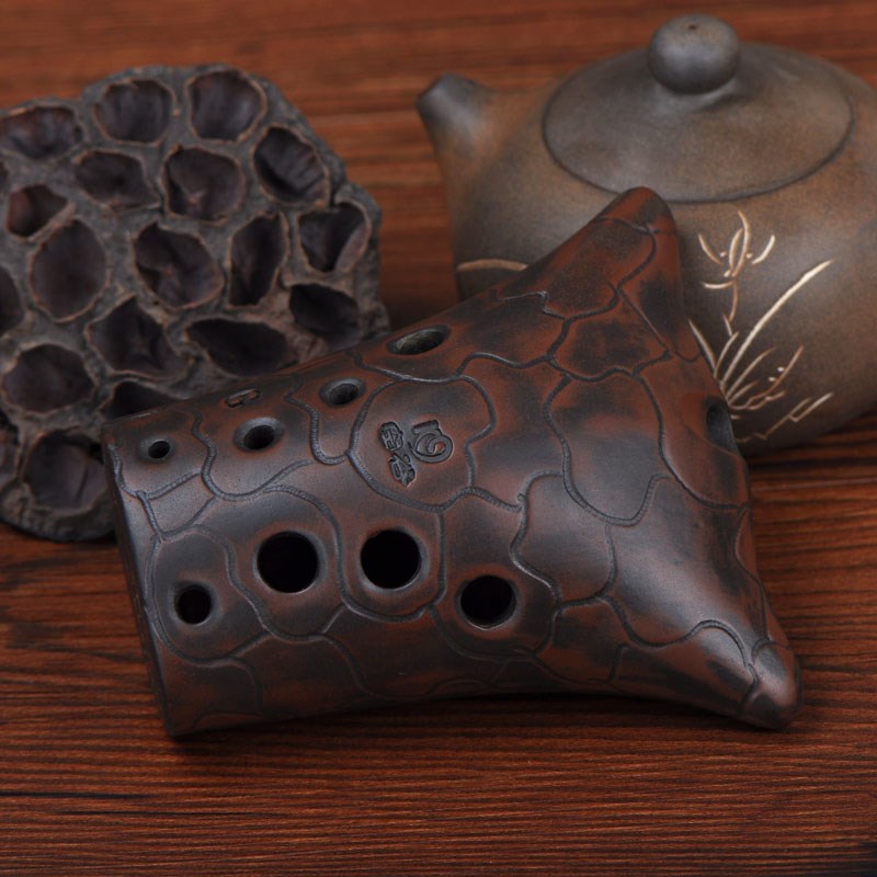 空谷埙牛头埙专业演奏好吹十孔刚猛有力调式齐全还可当茶宠可水洗