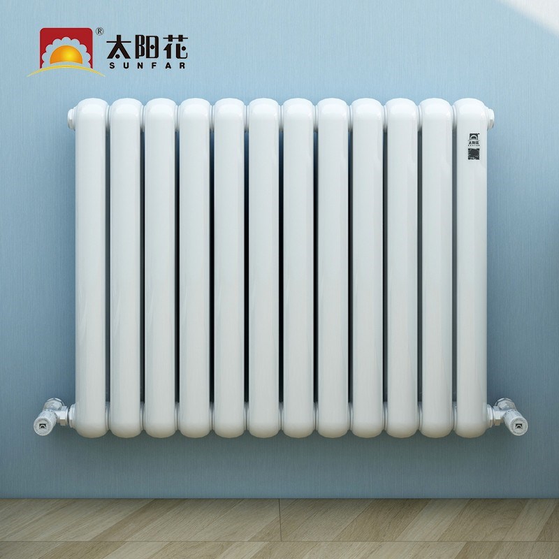 太阳花钢制暖气片金慧60家用水暖散热片集中供暖壁挂式散热器定制
