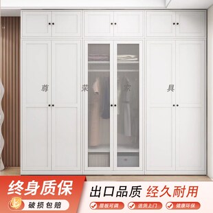 铁艺衣柜家用卧室小户型出租房经济K型钢制简易儿童收纳衣柜 新款