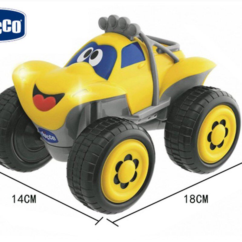 智io比利大轮儿童重力感应方向盘体感声光遥控车越野车