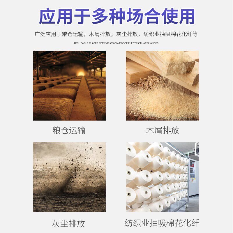 林秀物料输送抽风机工业高压离心蜗壳除尘吸料风机强力吸送鼓风机