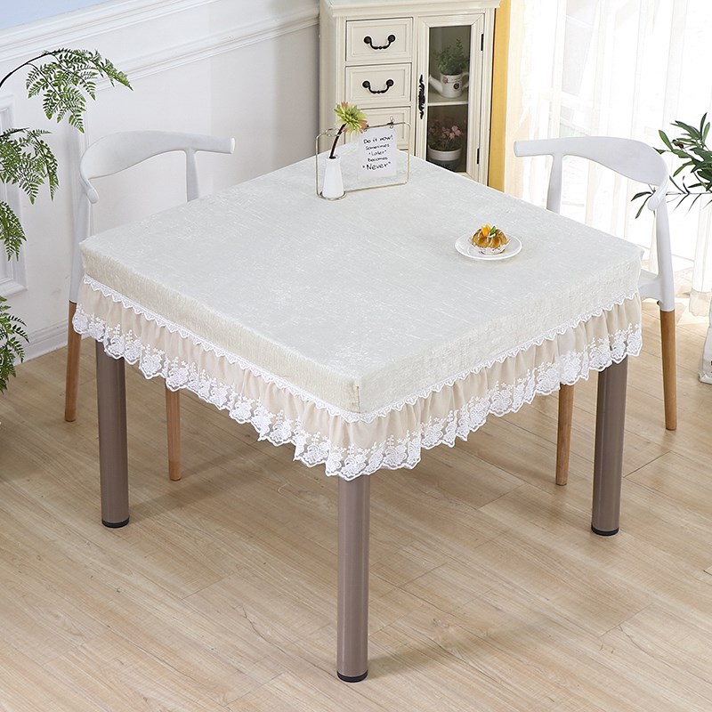 正方形烤火桌罩方桌桌布家用麻将机八仙桌茶几防尘罩麻将桌罩