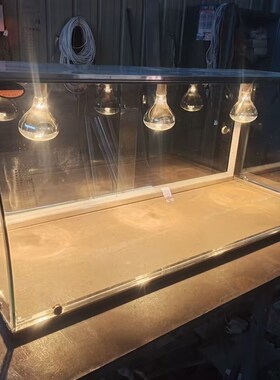 柜台玻璃罩凉拌菜玻璃鸭脖玻璃柜定制展示柜罩子订做
