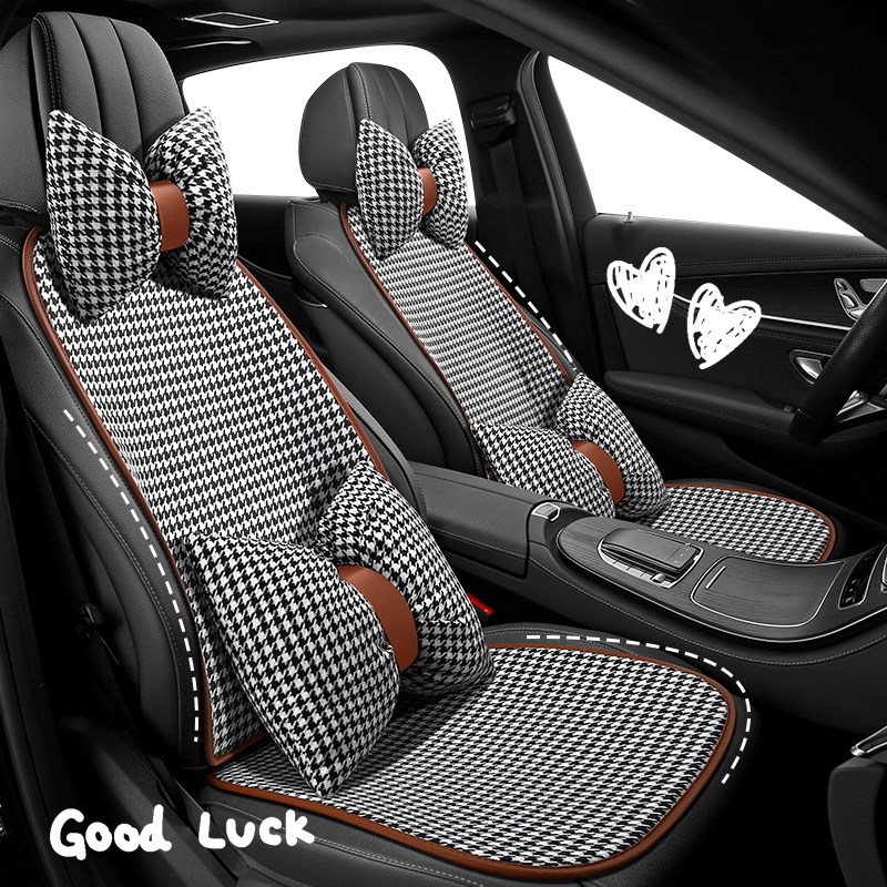 新款汽车坐垫大众Poloplus座椅套途凯专用途铠tcross半包围座垫女