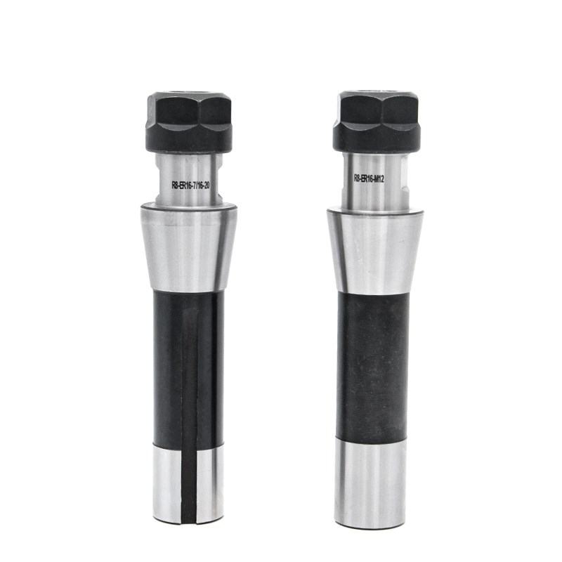 R8炮塔铣床R8铣刀柄ER16ER20ER25ER32ER40R8筒夹刀柄螺纹M12M7/16
