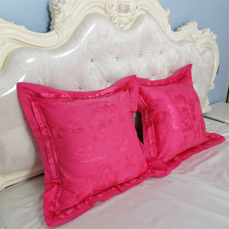 大号大红色抱枕靠垫套不含芯欧式结婚豪华60*60靠枕婚庆床上用品