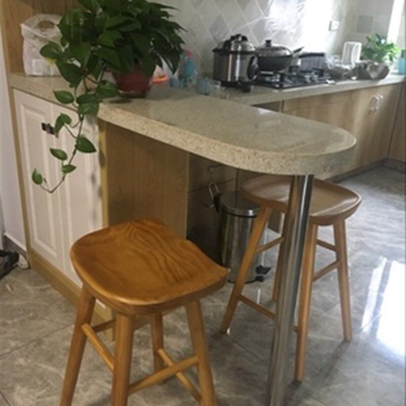 欧式吧台椅凳子实木高脚凳个性吧凳木质吧椅酒吧咖啡厅高吧凳家用