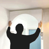 泡沫拱门角定制梁托半圆弧形门垭口门洞高密度过道替代石造型