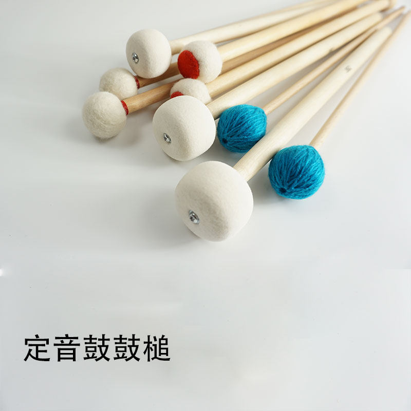 定音鼓槌行进鼓锤镲片毛毡头锤儿童架子鼓鼓棒大镲槌头鼓棒