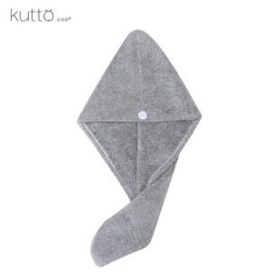 快速吸水古田兔竹炭纤维干发帽防螨虫吸水擦头发巾加厚浴帽柔软