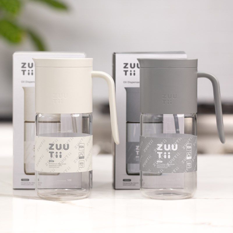 加拿大zuutii重力油壶玻璃油壶防漏油瓶酱油醋调料瓶自动合油瓶