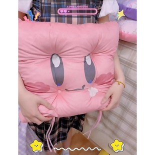 卡通少女心c坐垫增高椅子垫加厚汽车宿舍办公室久坐学生屁股垫子