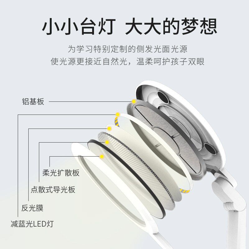 良亮led国级台灯学习专用大学生儿童护眼灯防近视插电款书桌灯