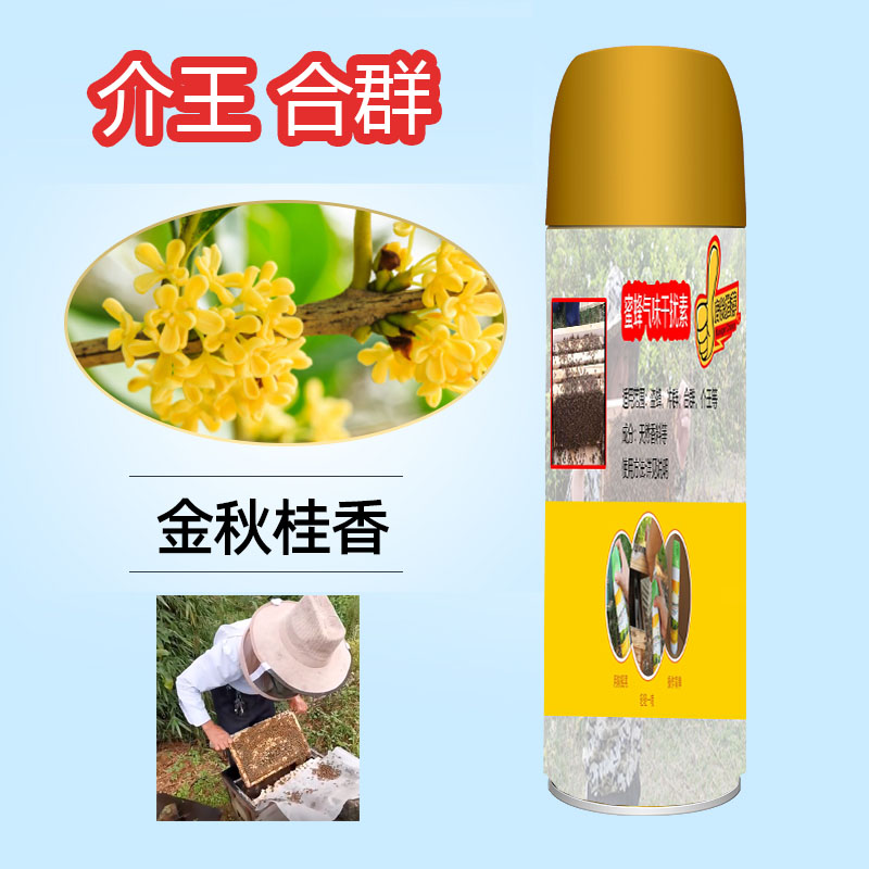 蜜蜂气味干扰素蜂王合群液群味消减中蜂和群剂介王并群防打架