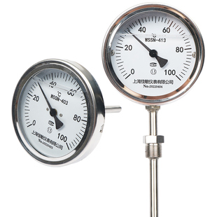 耐震抗震防腐蚀锅炉指针温度表金属温度计WNF