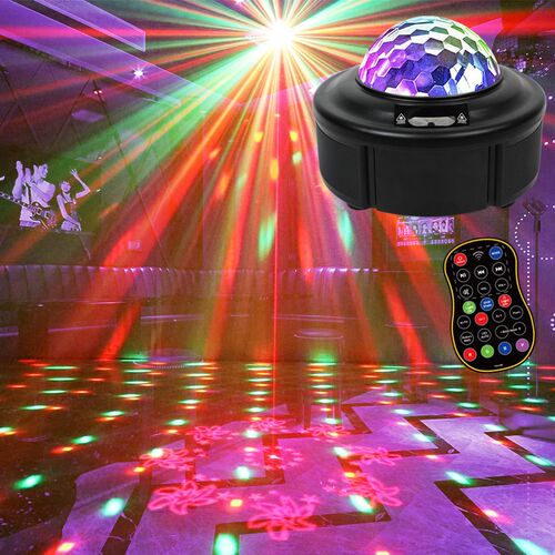 声控夜室内魔球七彩蹦迪酒吧激光灯闪光灯舞台灯光七彩灯