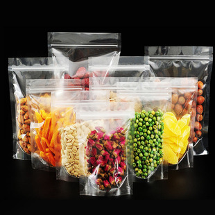 芒果干包装袋自封袋加厚牛皮纸约装半斤一斤装