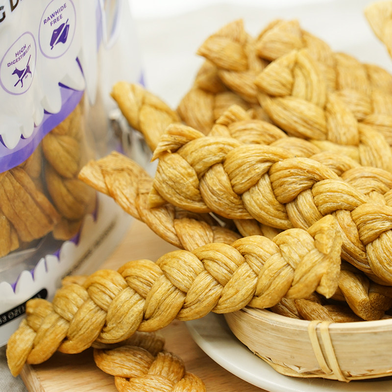 宠物耐咬洁齿鸡肉磨牙棒幼犬换牙零食大小狗拌狗食奖励训犬鸡肉条