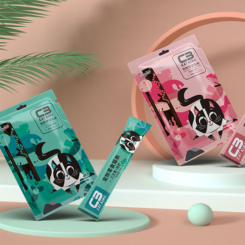 C3猫条猫咪零食宠物营养增肥三文鱼 明虾成猫幼猫全阶段湿粮 72g