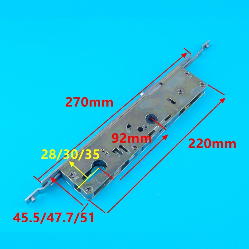 香港杨氏立兴断桥铝门锁芯锁体把手铝合金多点门锁9230 9235 9233