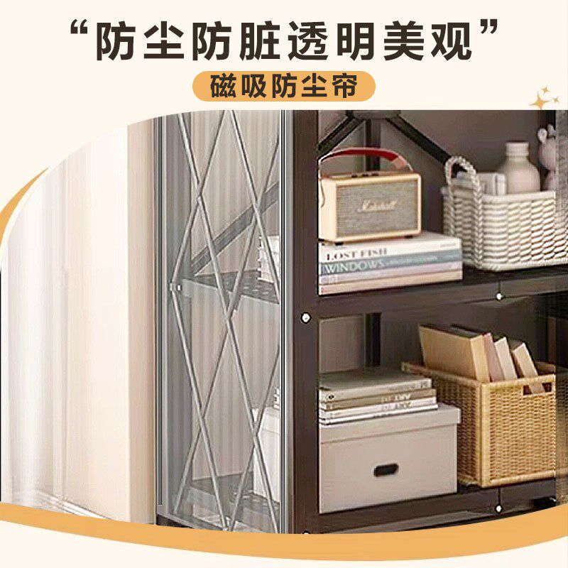 挡灰帘防水遮尘柜门侧面柜子书架防尘挡板遮丑杂物