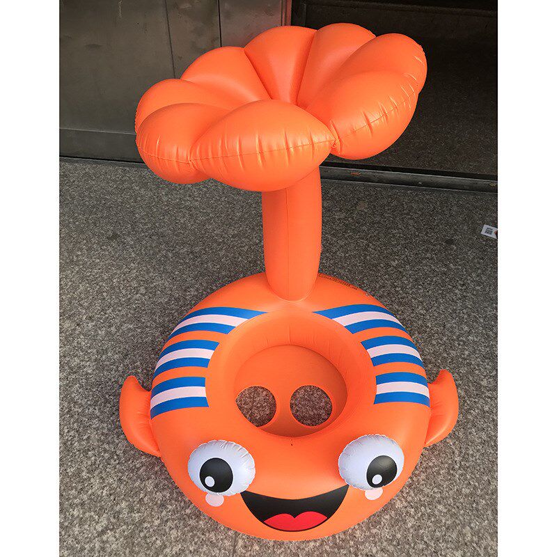 儿童坐骑游泳圈宝宝座圈加厚小孩充气游泳圈婴幼儿腋下圈坐艇泳圈