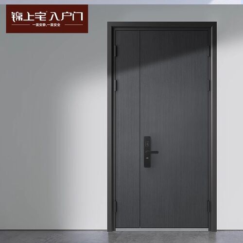 锦上宅 入户门家用防盗门指纹锁智能农村自建房大门进户门ZE