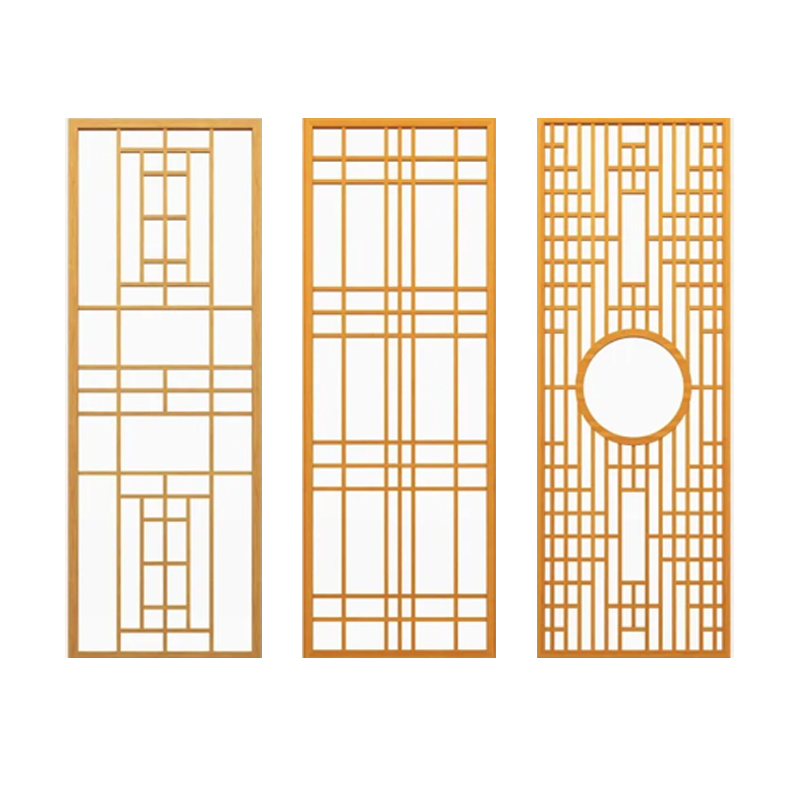 铝合金窗花格栅隔断仿古中式防盗网定制花格冲孔雕花铝单板空调罩