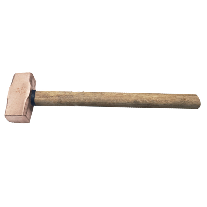 紫铜八角锤木柄铜锤铜榔头大锤防爆铜锤子小铜锤