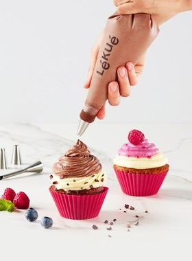 LEUE乐葵烘焙裱袋嘴笔装家用反复使用加厚大号烘培工具