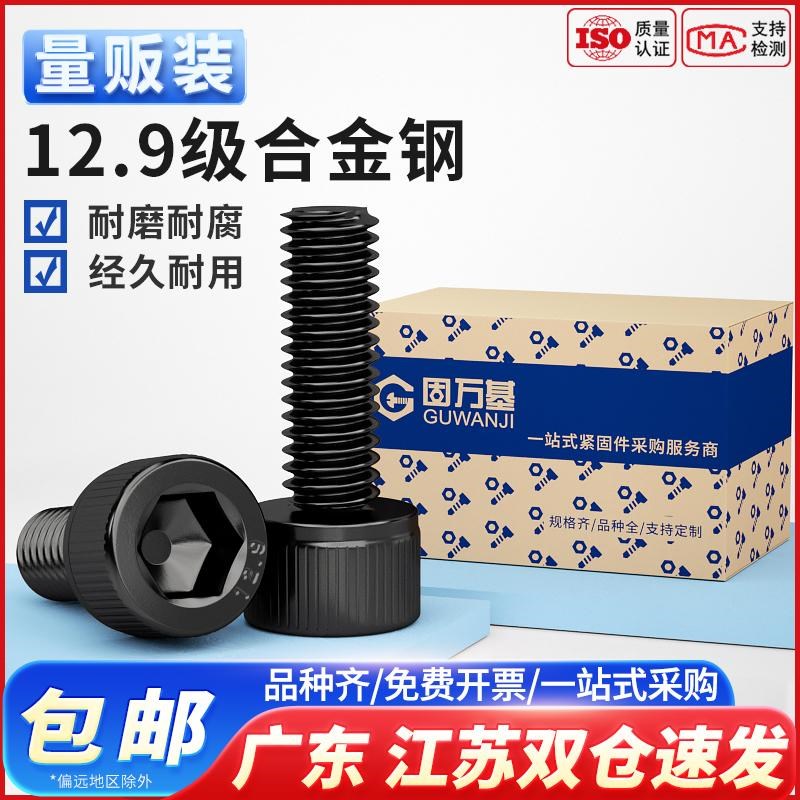 固万基.9级高强度螺钉内六角螺丝圆柱头螺栓杯头螺丝钉M2MM