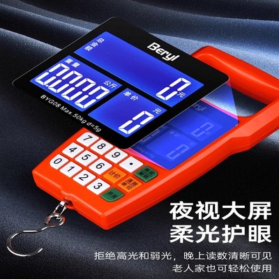 电子秤便携式小型高精度迷你便携称快点称买菜防欺诈秤