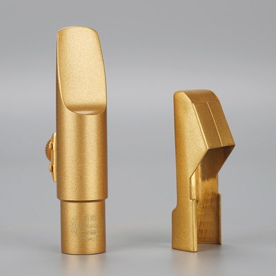 萨克斯金属笛头高音次中音降B调降E调初学考级专业演奏吹嘴磨砂金