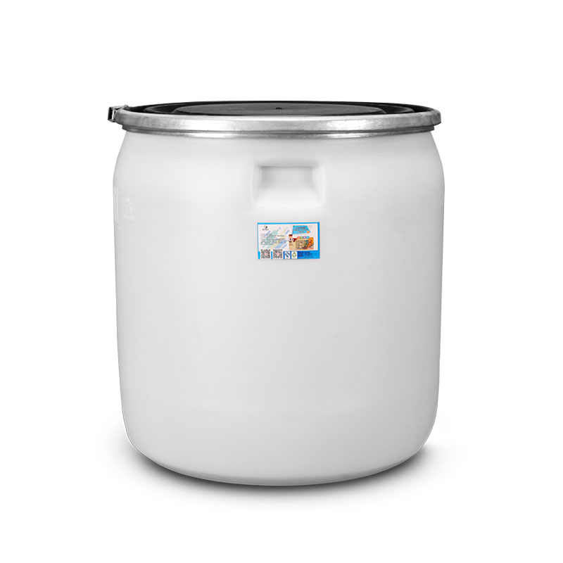 法兰桶白方l塑料桶白色蓝色密封桶大口铁箍食品级酵素桶大桶子