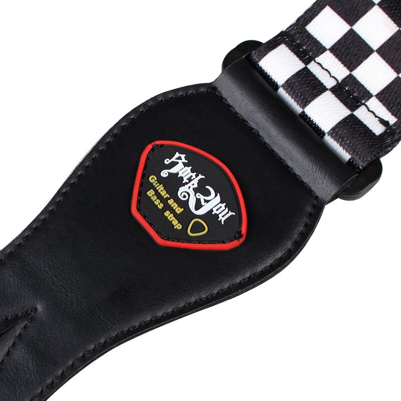 经典款个性皮头吉他背带电吉他贝斯肩带民谣木吉他带学生帆布斜挎