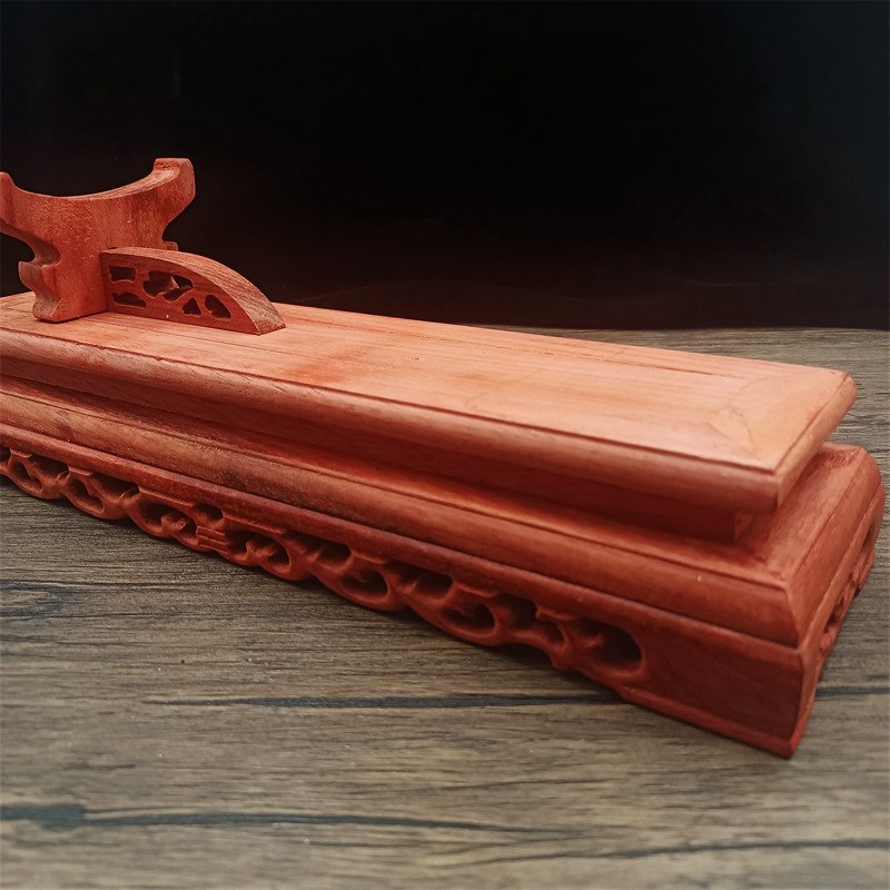 实木底座花梨木底座放如意貔貅大象摆件玉石实木大底座带支架