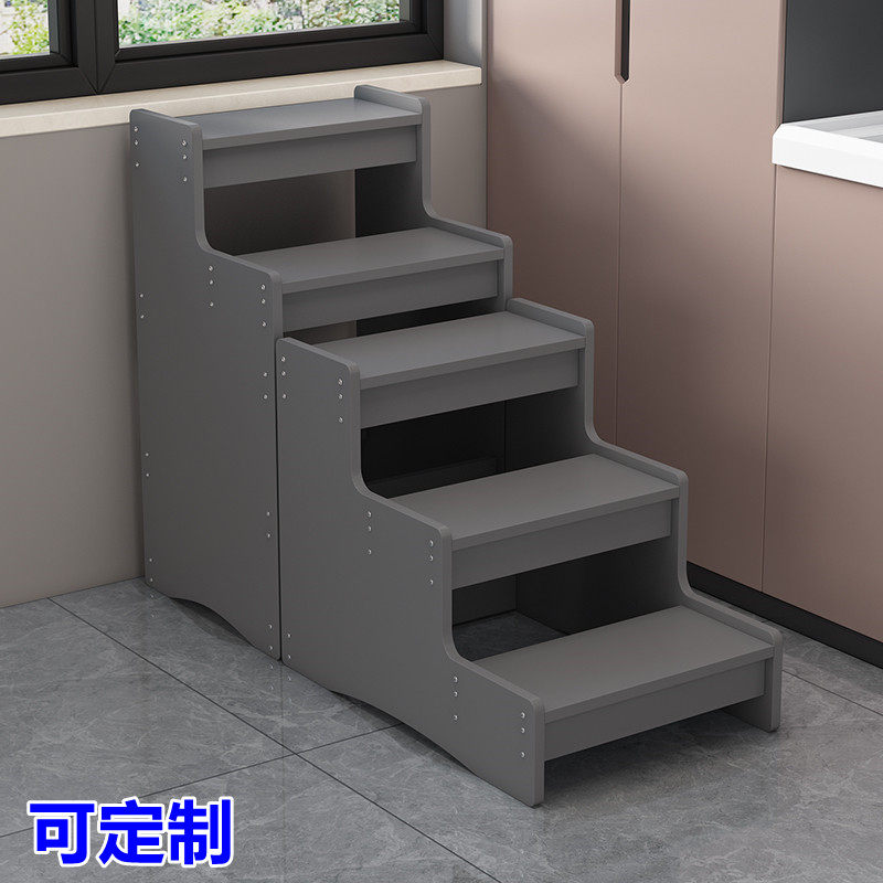 阶梯家用楼梯踏步两步三步两用置物登高台阶脚踏凳飘窗台阳台爬梯