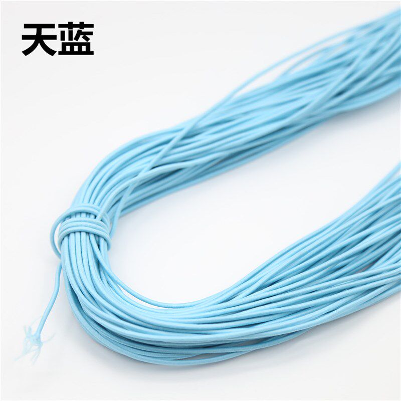 毫米彩色松紧线 包弹力线圆松紧带松紧绳吊牌线绑带绳