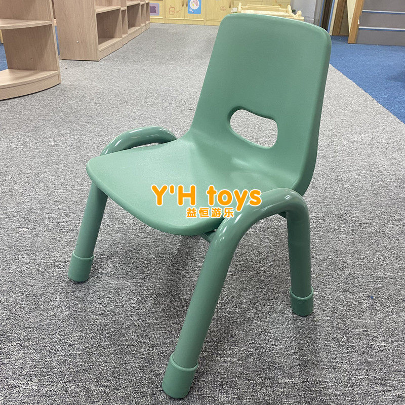 幼儿园椅子靠背儿童桌椅凳塑料加厚早教餐椅小板凳防滑宝宝铁脚椅