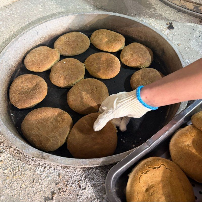 青海农家青稞粗粮饼  传统老面发酵  手工制作  杂粮粗粮