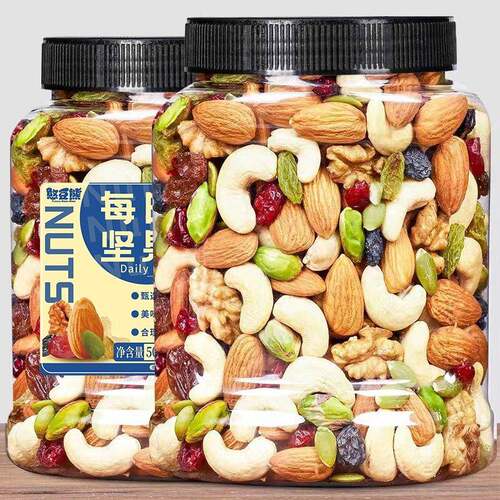 每日坚果500g罐装混合坚果仁综合干果孕妇儿童健康营养休闲小零食