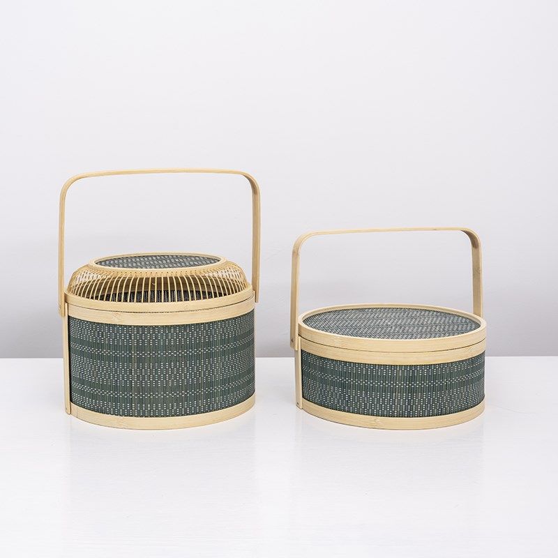 竹编竹篮子篮中秋端午粽子礼品篮糕点特产竹盒大闸蟹竹篮,包装,串丝包装,淘宝优惠券,粉丝福利购,淘宝优惠卷