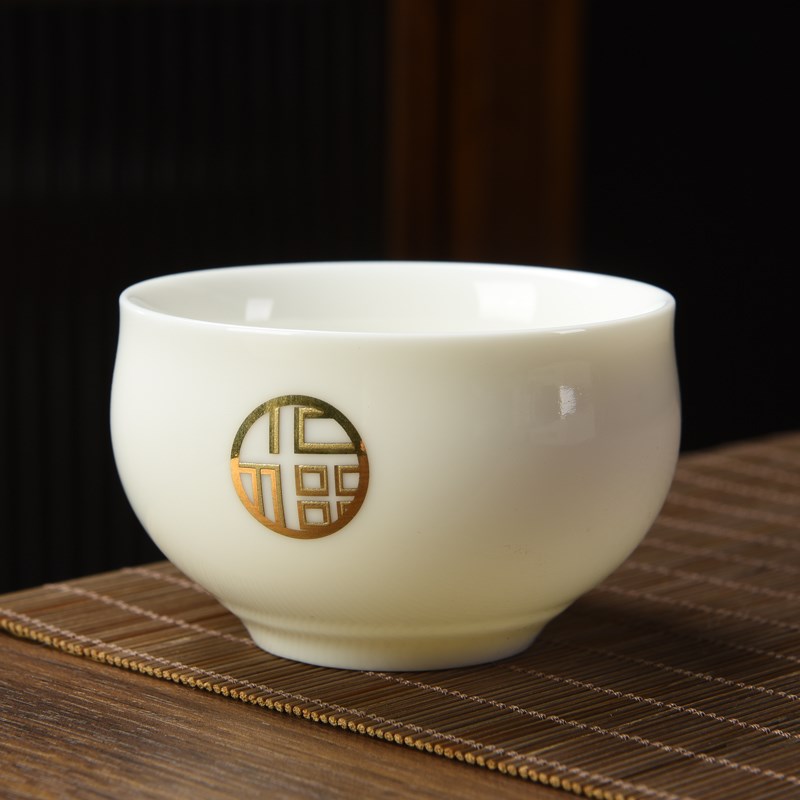 唐月窑功夫茶具茶杯品茗杯单杯大号杯围炉煮茶杯
