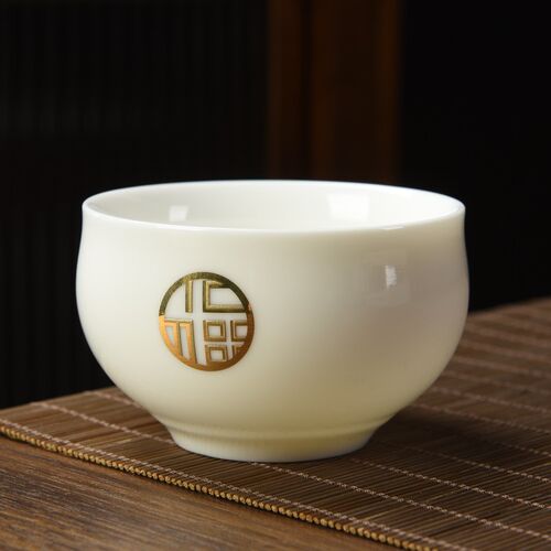 唐月窑功夫茶具茶杯品茗杯单杯大号杯围炉煮茶杯