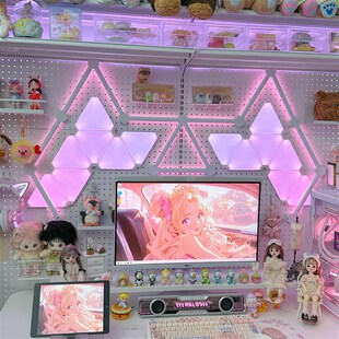 G奇光板幻彩拾音声控量子灯电竞房间氛围灯星座灯桌面壁灯