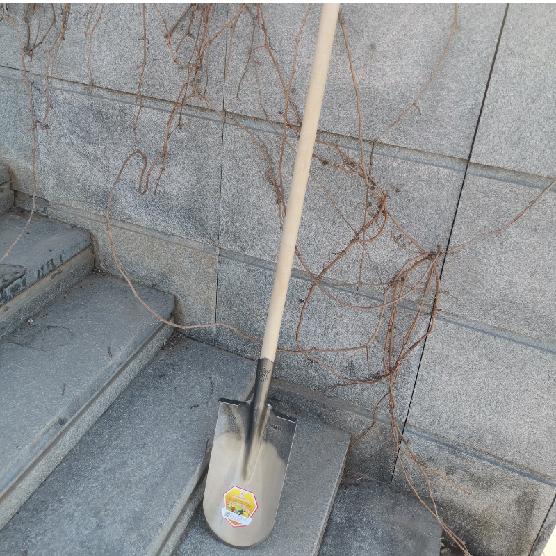 燕南J1-73加厚50锰钢铁锹尖头挖树锹专用泥锹农用铁锨钢锹