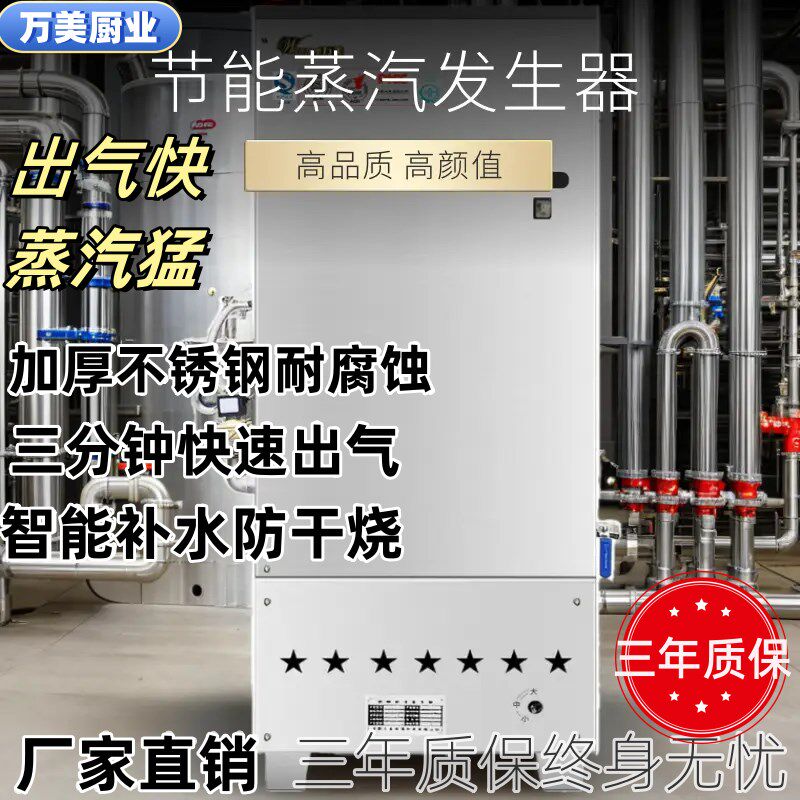 高温燃气煮豆浆酿酒专用电加热蒸汽机家用锅炉蒸汽发生器商用小型