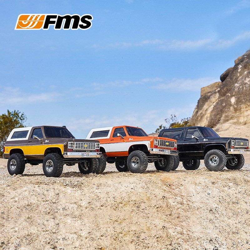 FMS 1/24仿真雪佛兰K5 FCX24攀爬车遥控电动双速门桥越野车SUV