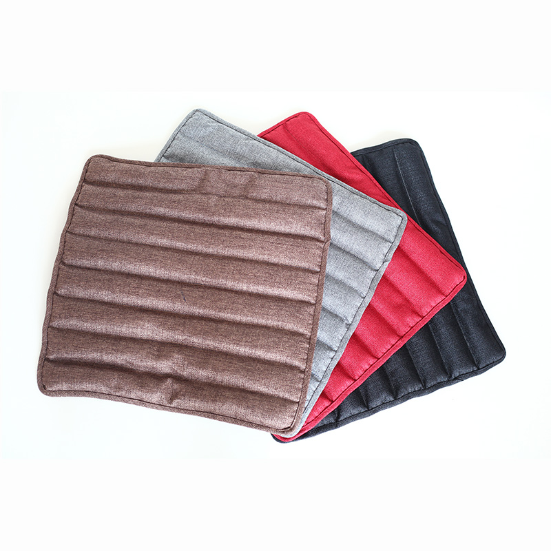 练车便携坐垫椅子垫学生餐椅亚麻透气办公室垫防滑垫子屁股垫